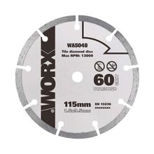 Worx WA5048 115x9.5 mm Fayans, Seramik, Mermer Kesme Soketli Elmas Daire Testere Bıçağı