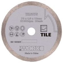 Worx WA6075 WX801 İçin 76x10 mm Fayans Seramik Mermer Elmas Kesme Diski