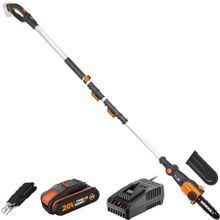Worx WG349E Li-ion Tek Akülü 20 cm Profesyonel Teleskobik Saplı 20 Volt 2.0 Ah Açı Ayarlı Zincirli Dal Budama Makinesi