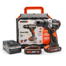 Worx WX352 20 V 2 Ah Li-İon Çift Akülü Kömürsüz Şarjlı Darbeli Matkap