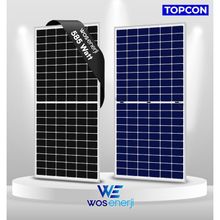 Wos Enerji Güneş Paneli Half-cut 585w Watt Topcon Çift Yönlü