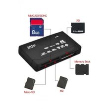 Wozlo Usb Hub Micro Sd Xd Mmc Ms Cf Tf Mini M2 Combo Kart Okuyucu