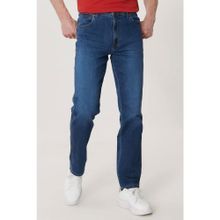 Wrangler Texas Contrast Straight erkek kot pantolon Mavi 33W / 32L
