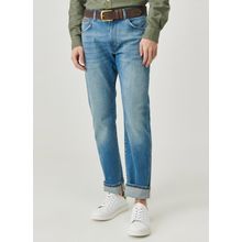 Wrangler W12S005410 Texas Slim Fit Lacivert Erkek Denim Pantolon