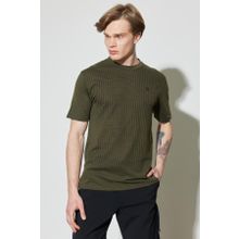 Wrangler W231708801_Bisiklet Yaka Tee ATG Bisiklet Yaka Haki Erkek T-Shirt