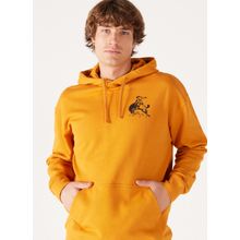 Wrangler W656I4H43 Turuncu Kapüşon Yaka Erkek Sweatshirt