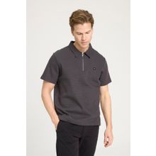 Wrangler W7NQ20528633W Polo Yaka Siyah Erkek T-shirt