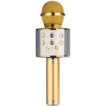 WS-858 Gold Bluetooth Karaoke Mikrofon