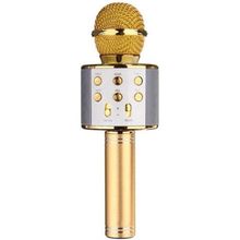 Wster WS-858 Gold Karaoke Bluetoothlu Mikrofon