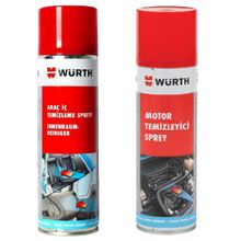 Würth Motor Temizleyici Sprey+500 ml Araç İçi Temizleyici Sprey