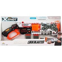 X-Shot 36606 Skins Lock Blaster 56 cm 16 Mermili Sünger Dart Atan Silah