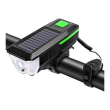 XBYC Bisiklet Ön/ışık Korna USB - Siyah - Yeşil