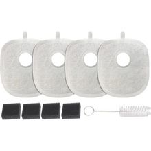Xenon Smart Kedi Su Pınarı Filtresi X8652 ve X8653 Uyumlu | 4'lü Set Fırça ve Süngerli Yedek Parça X8783