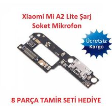 Xiaomi Mi A2 Lite Şarj Soketli Mikrofon Bordu