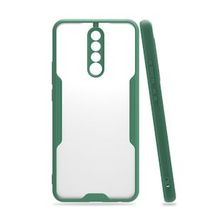 Xiaomi Redmi 9 Platin Silikon - Yeşil Kılıf