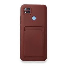 Xiaomi Redmi 9C Kelvin Kartvizitli Silikon - Bordo Kılıf