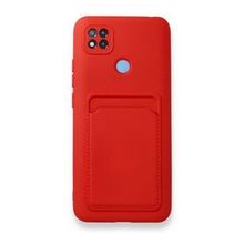 Xiaomi Redmi 9C Kelvin Kartvizitli Silikon - Kırmızı Kılıf