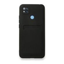 Xiaomi Redmi 9C Kelvin Kartvizitli Silikon - Siyah Kılıf