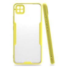 Xiaomi Redmi 9C Platin Silikon - Sarı Kılıf