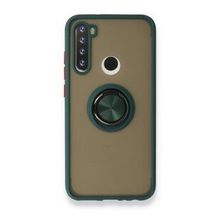 Xiaomi Redmi Note 8 Montreal Yüzüklü Silikon Kapak Yeşil Kılıf