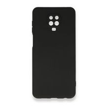 Xiaomi Redmi Note 9 Pro Nano İçi Kadife Silikon - Siyah Cep Telefonu Kılıfı