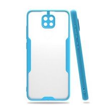 Xiaomi Redmi Note 9s Platin Silikon - Mavi Kılıf