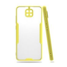 Xiaomi Redmi Note 9s Platin Silikon - Sarı Kılıf