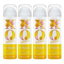 Xo Sunrise 4x150 ml Kadın Sprey Deodorant