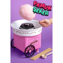 xolo Evde Pamuk Şeker Yapma Makinesi 900W Sade Aromalı Retro Cotton Candy Maker