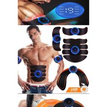 Xolo Kalça Kol Bacak Göbek Abdominal 4 Set Elektronik Kas Çalıştırıcı ve Kemer Seti