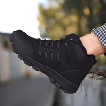 Xstep X-6 Siyah Erkek Günlük Kürklü Bot