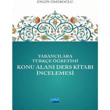Yabancılara Türkçe Öğretimi Konu Alanı Ders Kitabı İncelemesi - Nobel Yayınevi