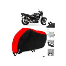 Yamaha XJR 1200 Siyah Arka Çanta Uyumsuz Ultra Kalın Su Geçirmez Motor Brandası