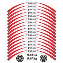 Yamaha YS 125 Beyaz Kırmızı Jant Şeridi