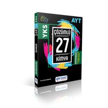 Yanıt Yayınları AYT Çözümlü 27 Kimya Branş Denemesi Yeni Müfredat