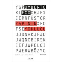 Yapının Yokluğu - Umberto Eco - Alfa Yayıncılık