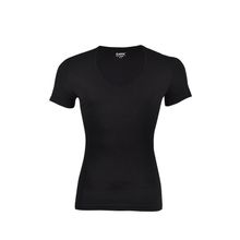 Yaren Tuhafiye 6 Adet Fanila Siyah 356 Yıldız Erkek Likralı Derin V Yaka T-Shirt
