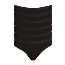 Yaren Tuhafiye 6'lı Paket Tutku Kadın Likralı Klasik Elastan Külot Bikini