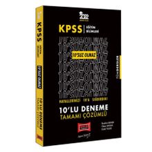 Yargı 2022 Kpss Egitim Bilimleri 10?suz Olmaz Tamami Çözümlü 10?lu Deneme