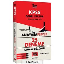 Yargı 2022 Kpss Genel Kültür Anayasaperver Tamami Çözümlü 25 Deneme