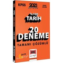 Yargı Yayınevi 2023 KPSS Tarih Tamamı Çözümlü 20 Deneme