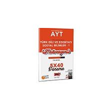 Yargı Yayınları - 2023 AYT Türk Dili ve Edebiyatı Sosyal Bilimler 1 5x40 Deneme