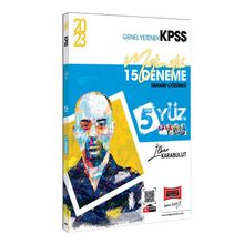 Yargı Yayınları 2023 KPSS 5Yüz Matematik Tamamı Çözümlü 15 Deneme