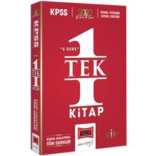 Yargı Yayınları 2023 KPSS Genel Kültür - Genel Yetenek 5 Ders Tek Kitap Tüm Dersler Konu Anlatımı