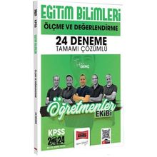 Yargı Yayınları 2024 KPSS Eğitim Bilimleri Ölçme ve Değerlendirme Tamamı Çözümlü 24 Deneme