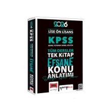 Yargı Yayınları 2026 KPSS Lise Ön Lisans GK-GY Tüm Dersler Tek Kitap Efsane Konu Anlatımı