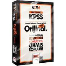 Yargı Yayınları 2026 KPSS Ön Lisans GK-GY Orijinal 2010-2024 Konu Konu Çıkmış Sorular