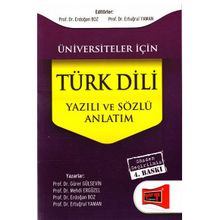 Yargı Yayınları Üniversiteler İçin Türk Dili Yazılı ve Sözlü Anlatım