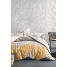 Yataş Bedding Aden Ranforce Gri 240x220 cm Çift Kişilik Nevresim Takımı