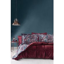 Yataş Bedding Barlett Çift Kişilik Bordo Triola Set
